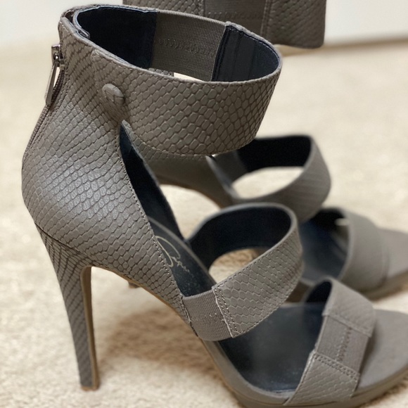 Jessica Simpson Olive green platform sandals main image 5